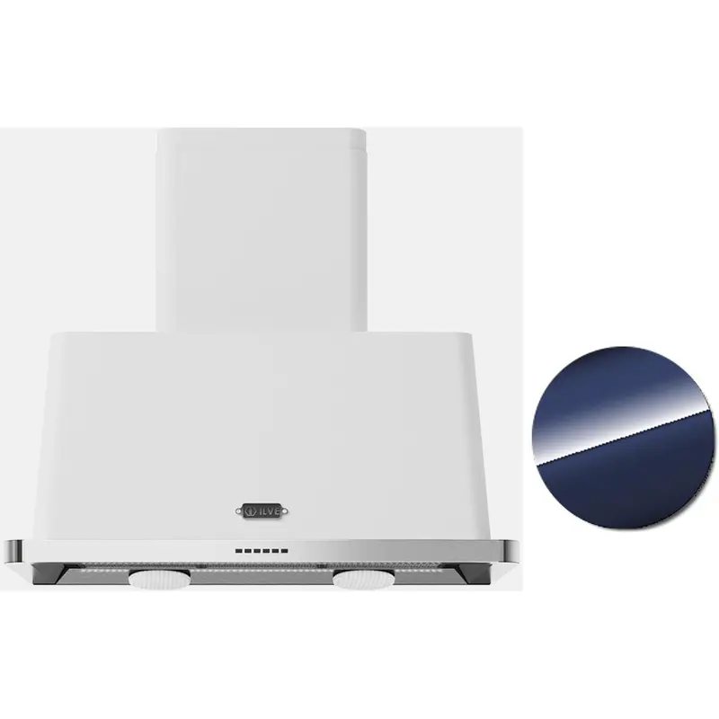 Ilve Uam90Mb 36-Inch Wall-Mount Range Hood – Majestic Series In Matte Black 1