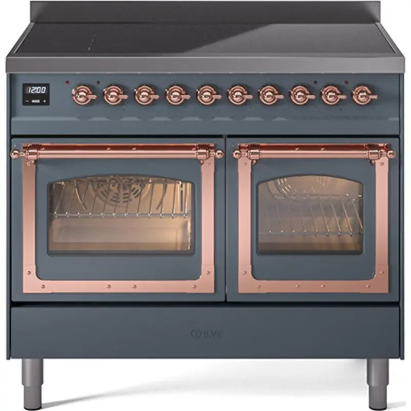 Ilve Undi406Nmpbgp 40-Inch Freestanding Induction Range With Six Cooking Elements 1