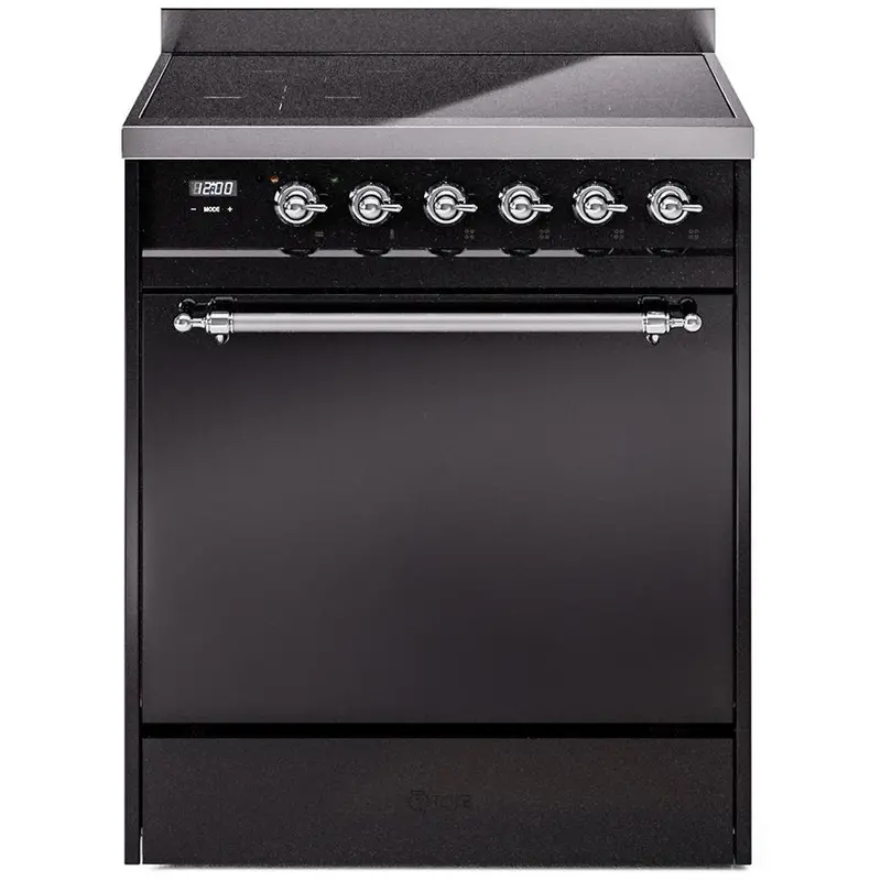 Ilve Upi304Qnmpbkc 30-Inch Kitchen-Ready Induction Range 1