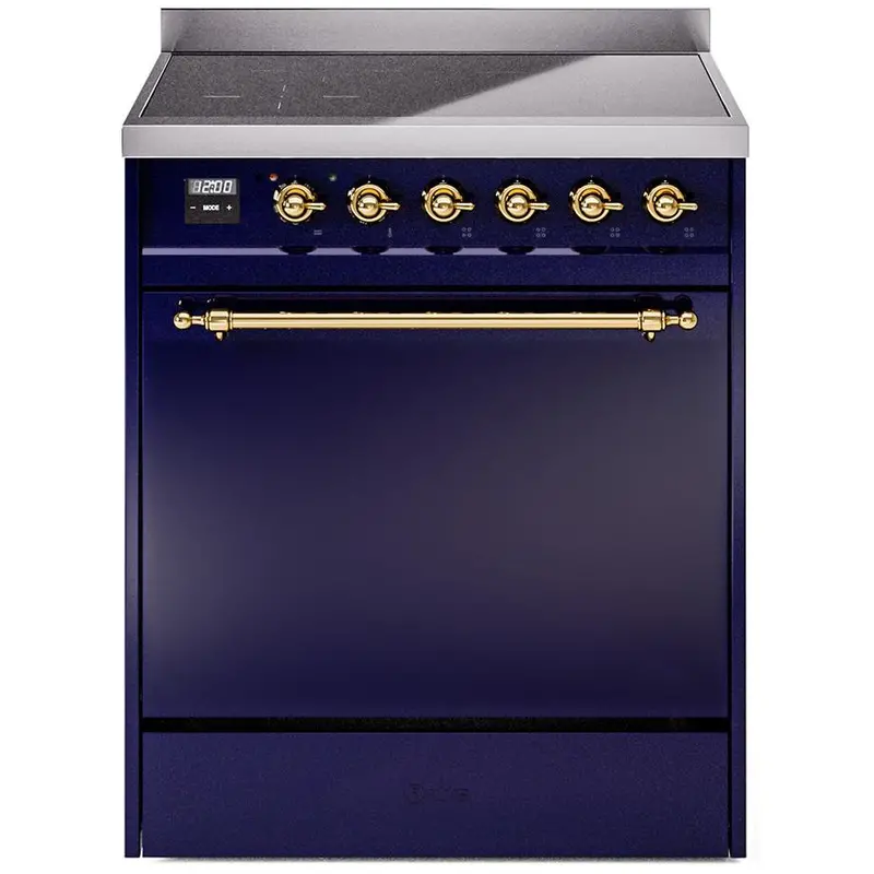 Ilve Upi304Qnmpmbg 30-Inch Premium Induction Range With Touch Controls 1