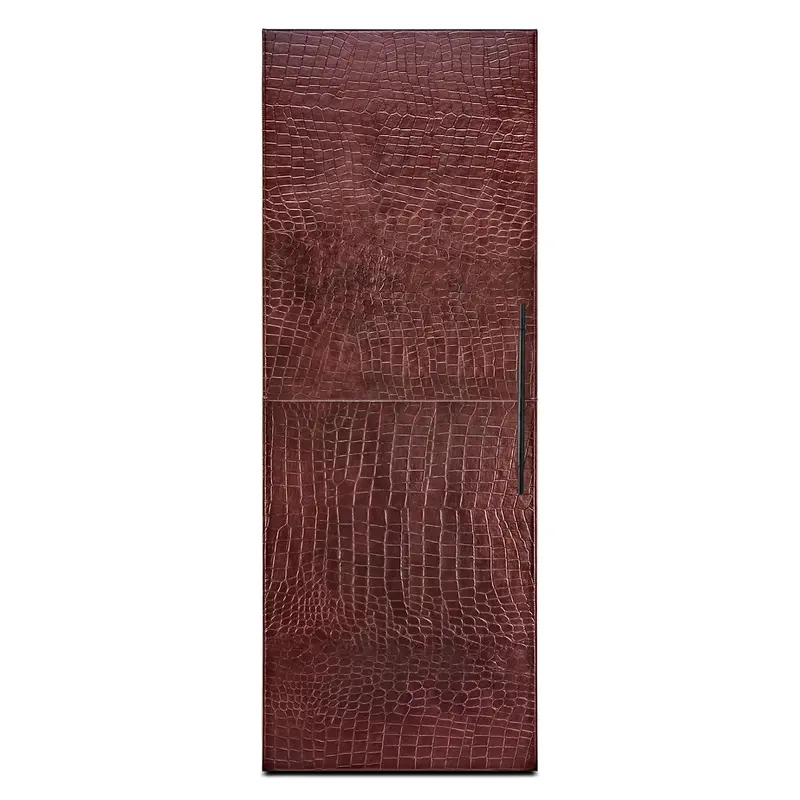 Jennair 18-Inch Croc Leather Appliance Panel – Custom Cabinet-Style Finish 1