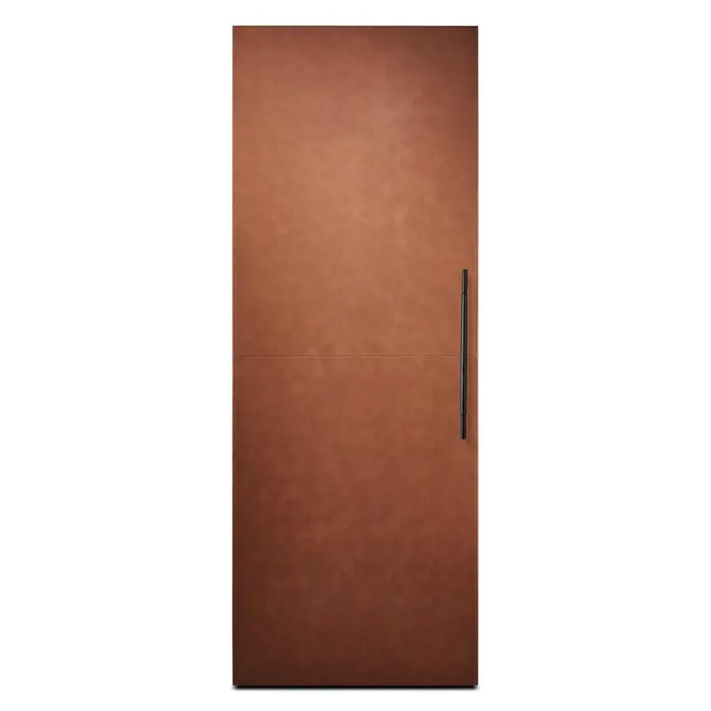 Jennair 24-Inch Cognac Leather Panel – Premium Built-In Appliance Cover 1