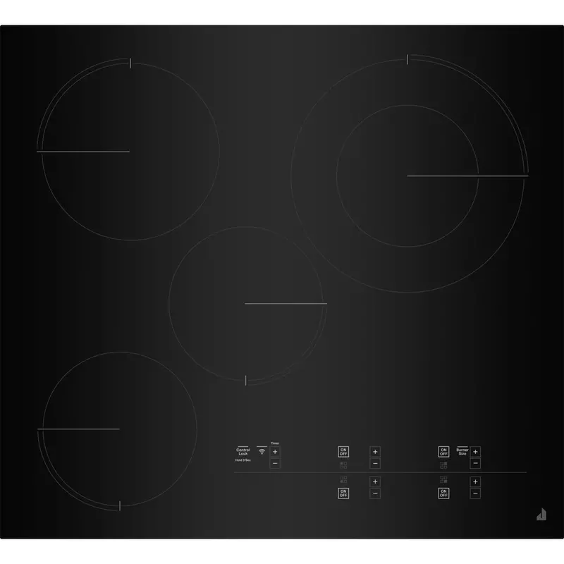 Jennair Jec4424Kb 24-Inch Built-In Electric Cooktop Featuring Emotive Controls 1