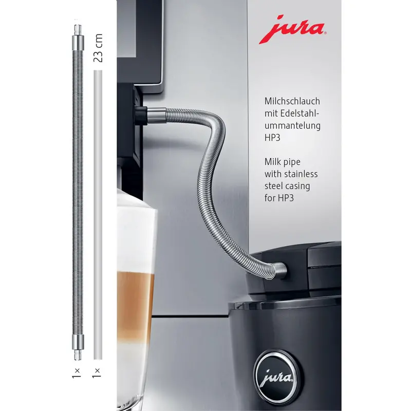 Jura Stainless Steel Milk Pipe Assembly – Part Ju24114 1
