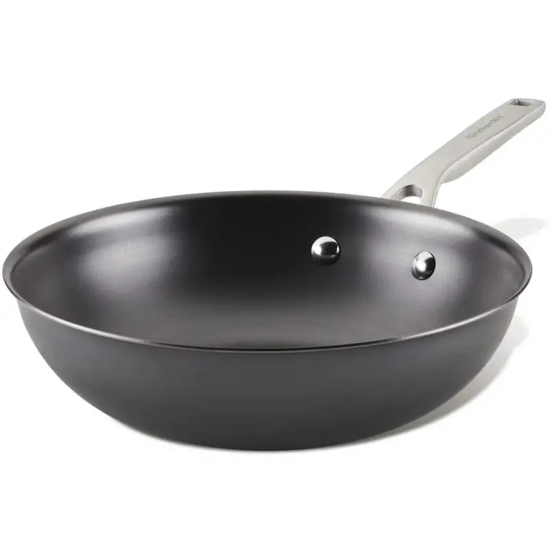 Kitchenaid 10-Inch Nitro Carbon Steel Stir-Fry Pan – Responsive & Naturally Nonstick (Model 48736-C) 1