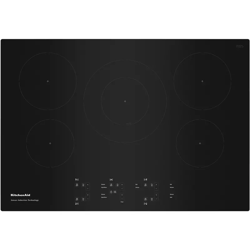Kitchenaid 30-Inch Built-In Induction Cooktop In Black – Kcig550Jbl 1