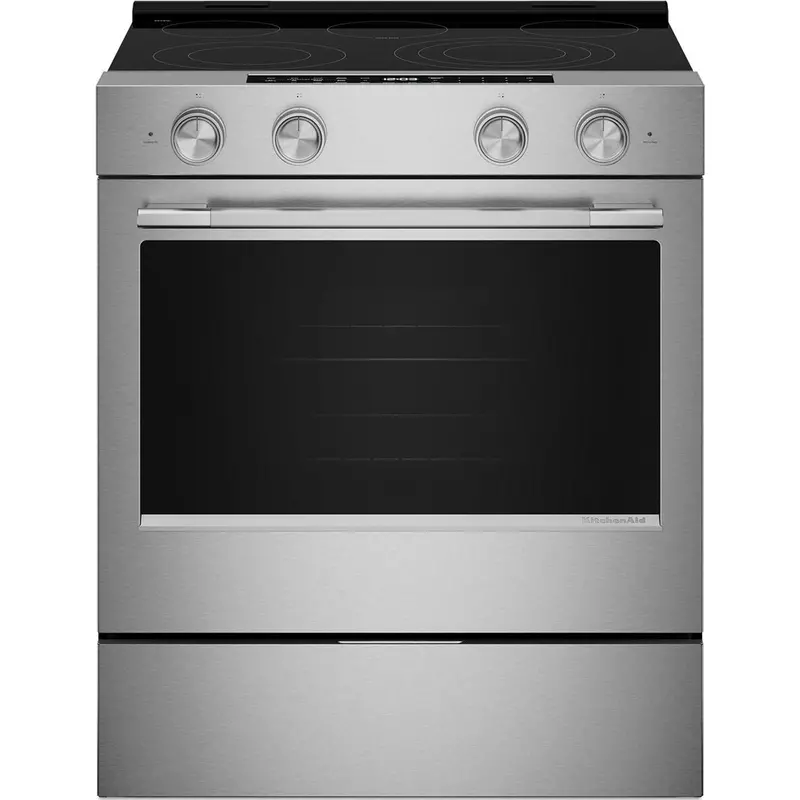Kitchenaid 30-Inch Wi-Fi-Enabled Slide-In Electric Range (Ykses330Sps) 1