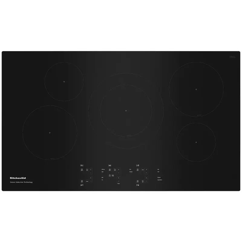 Kitchenaid 36-Inch Built-In Induction Cooktop In Black – Kcig556Jbl 1