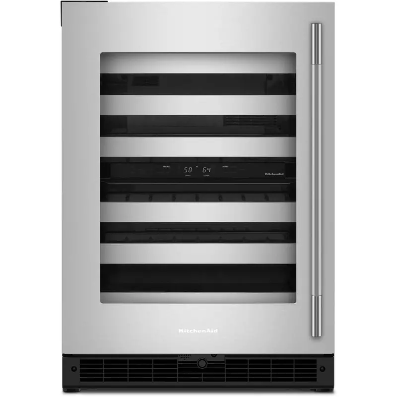 Kitchenaid 46-Bottle Built-In Wine Cellar – Stainless Steel Trim (Kuwl324Ssb) 1