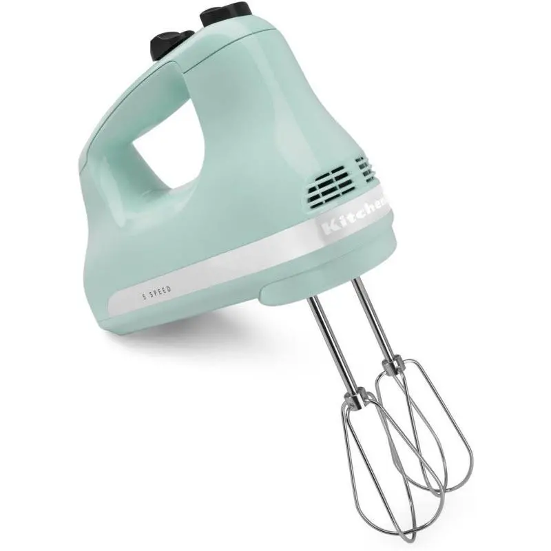Kitchenaid 5-Speed Hand Mixer In Ice Blue (Khm512Ic) 1