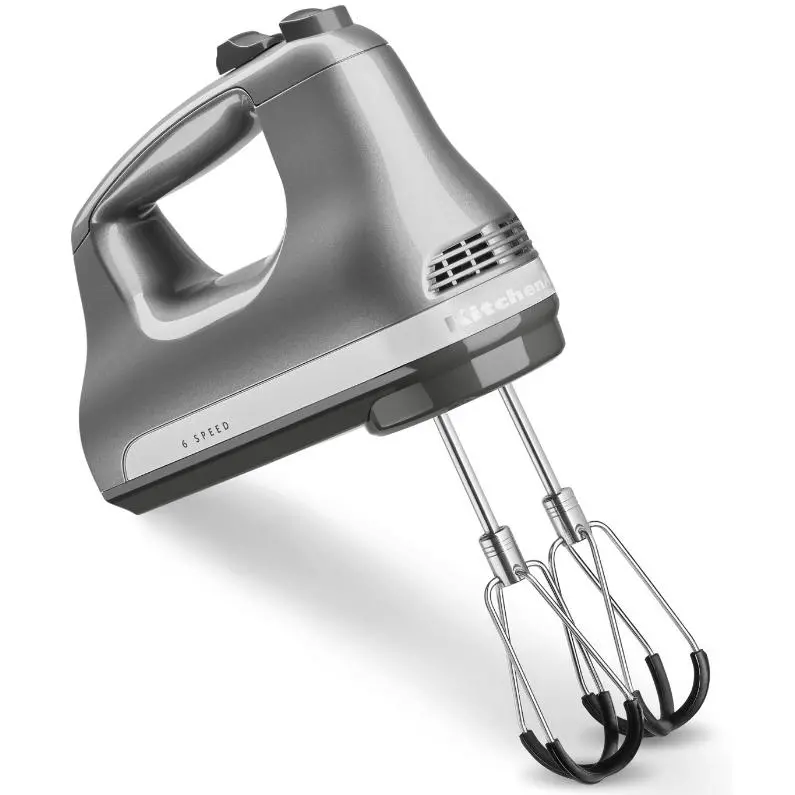 Kitchenaid 6-Speed Hand Mixer With Flex Edge Beaters – Copper Model Khm6118Cu 1