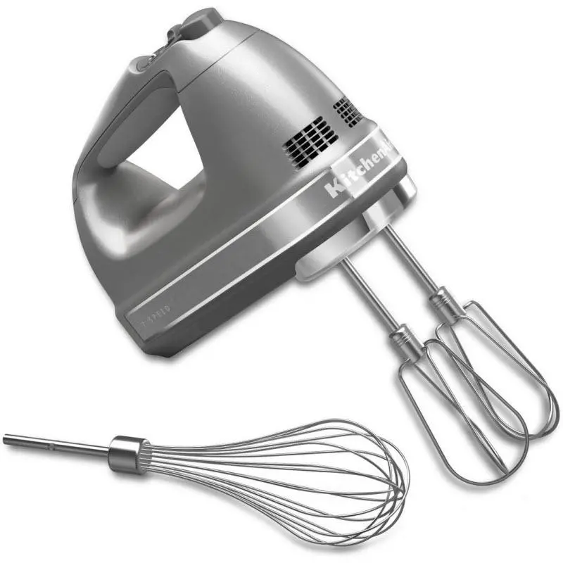 Kitchenaid 7-Speed Hand Mixer In Contour Silver (Khm7210Cu) 1