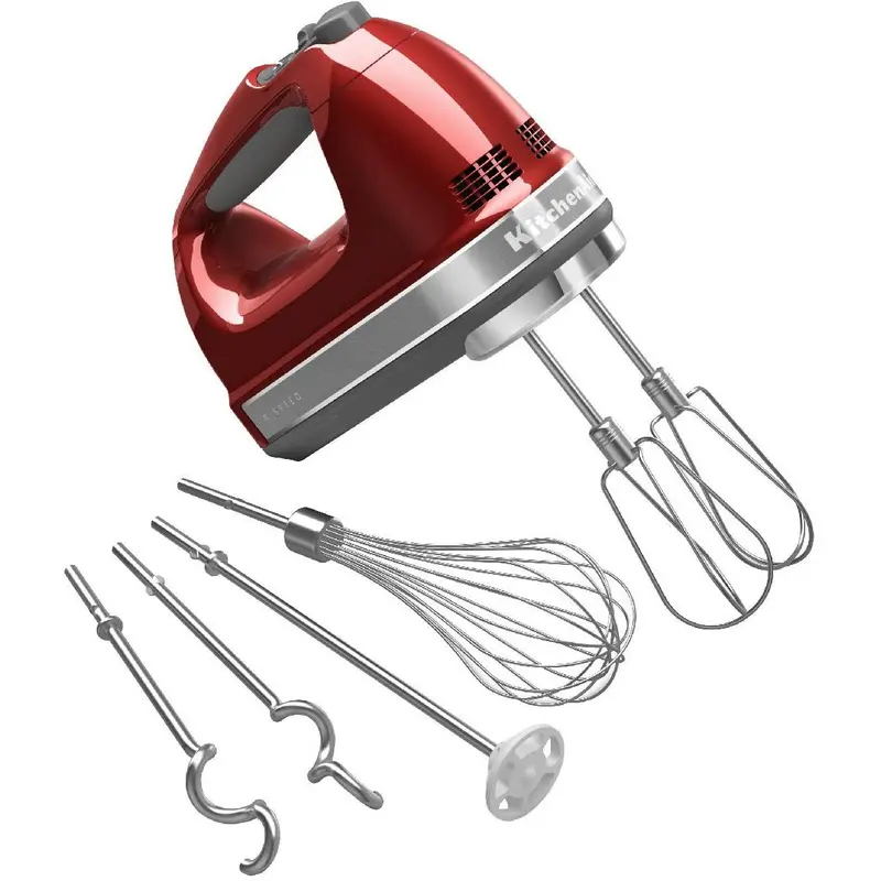 Kitchenaid 9-Speed Hand Mixer – Classic Chrome Model Khm926Ca 1