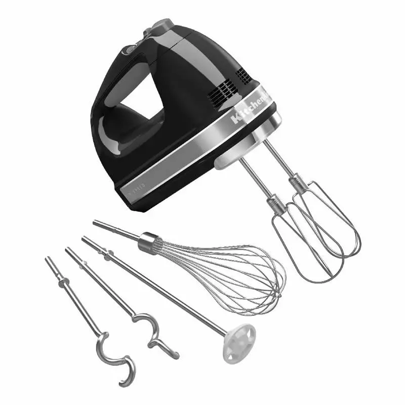 Kitchenaid 9-Speed Hand Mixer – Onyx Black Model Khm926Ob 1