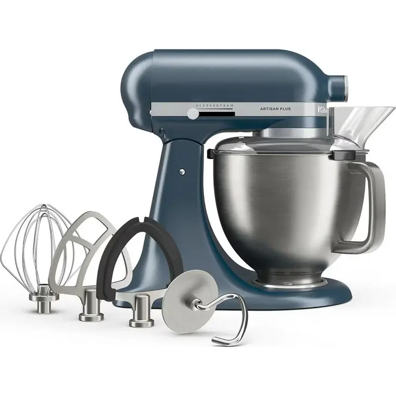 Kitchenaid Artisan Plus 5-Quart Stand Mixer With Spotlight – Brushed Metallic (Ksm50Pkvxbs) 1