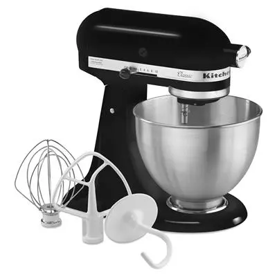 Kitchenaid Classic 4.5-Quart Tilt-Head Stand Mixer In Onyx Black (K45Ssob) 1