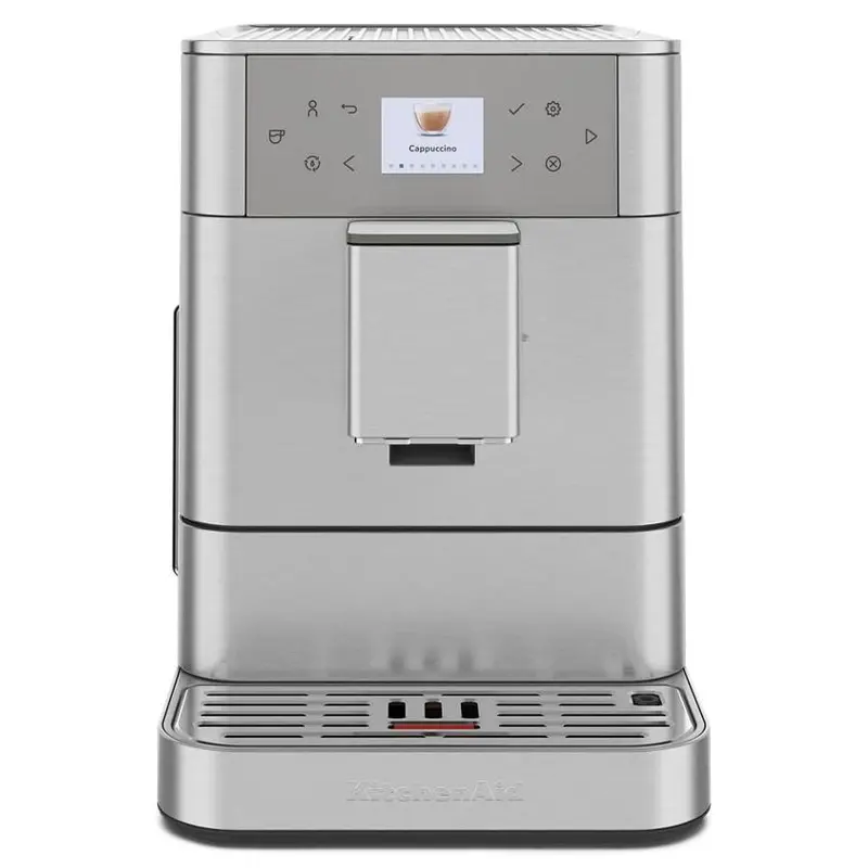 Kitchenaid Fully Automatic Espresso Machine – Integrated Grinder, Touchscreen Interface (Kf6 Kes8556Sx) 1