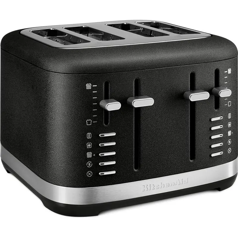 Kitchenaid Kmt4109Bk 4-Slice Digital Lever Toaster (Black) 1