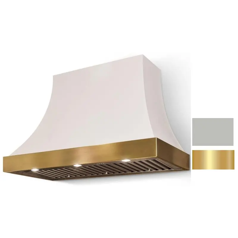 La Cornue Cascade 36-Inch Wall-Mount Hood – Brushed Stainless Trim (Ch3630Cacsspb) 1