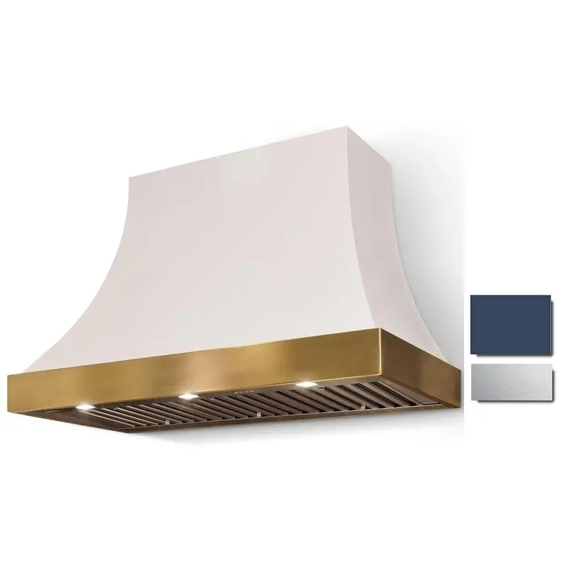 La Cornue Cascade 36-Inch Wall-Mount Hood – Satin Chrome Trim (Ch3630Cacwsksc) 1