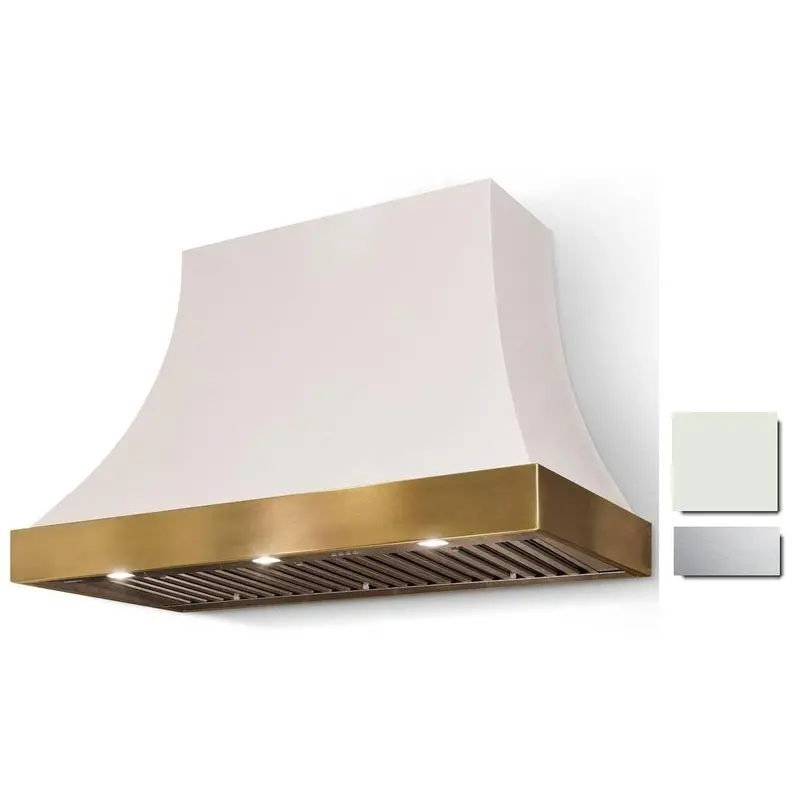 La Cornue Ch4430Cacpwhsc 44-Inch Cascade Series Wall Hood In White 1