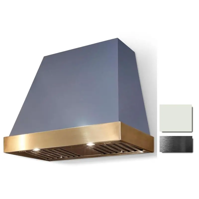 La Cornue Ch4430Eucpwhpc 44" Euclid Series Wall-Mount Range Hood 1