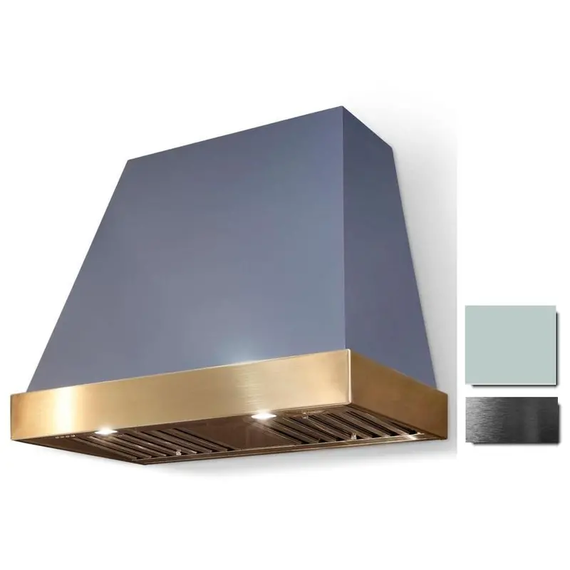 La Cornue Ch4430Eucroqpc 44" Euclid Series Wall-Mount Range Hood 1