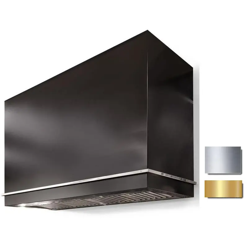 La Cornue Ch4430Lgesspb 44-Inch Loge Wall-Mount Range Hood – Soft-Touch Panels, Polished Brass 1