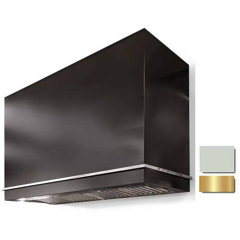 La Cornue Ch4430Lgetappb 44-Inch Loge Wall-Mount Range Hood – Tap-Style Controls, Polished Brass 1
