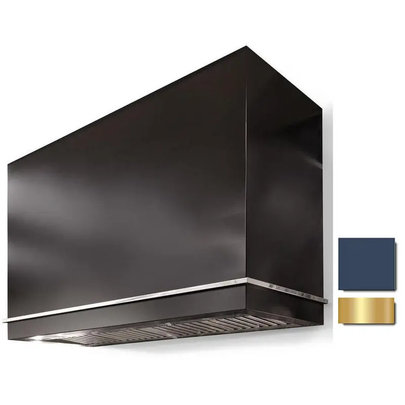 La Cornue Ch4442Lgewskpb 44" Loge Series Wall-Mount Range Hood – White Shaker Style With Polished Brass Hardware 1