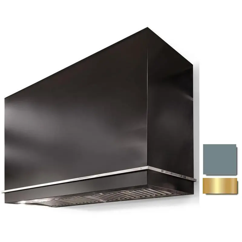 La Cornue Ch4454Lgeocnpb 44" Loge Series Wall-Mount Range Hood In Oil-Rubbed Copper With Polished Brass Accents 1