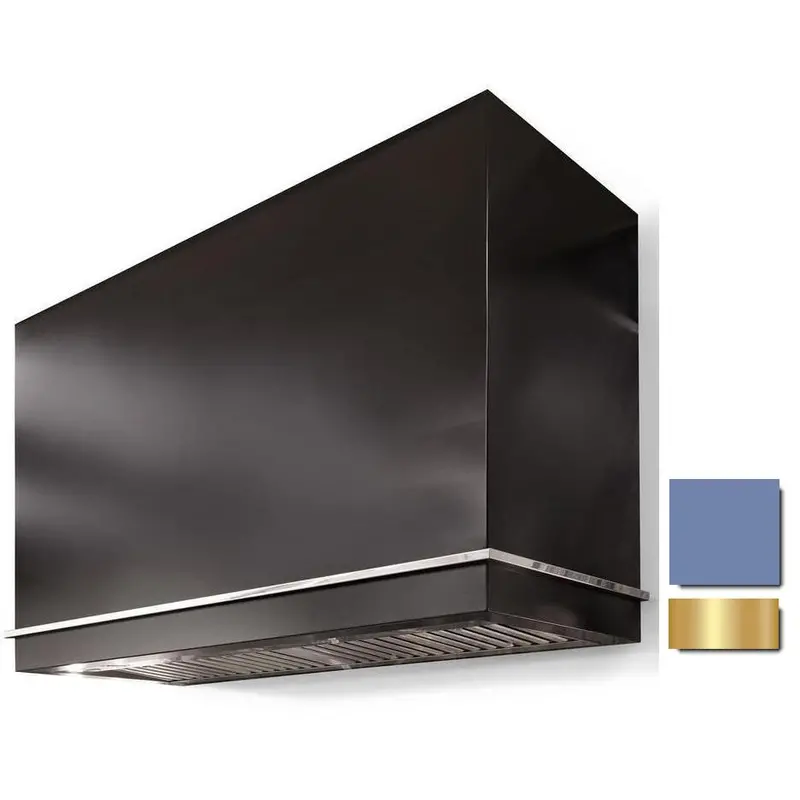 La Cornue Ch4454Lgeprbpb 44" Loge Series Wall-Mount Range Hood In Matte Bronze With Polished Brass Inlays 1