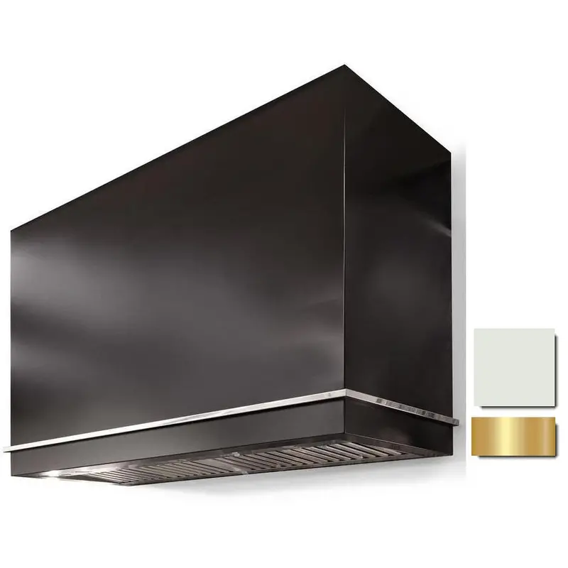 La Cornue Ch4454Lgepwhpb 44" Loge Series Wall-Mount Range Hood In White With Polished Brass Highlights 1