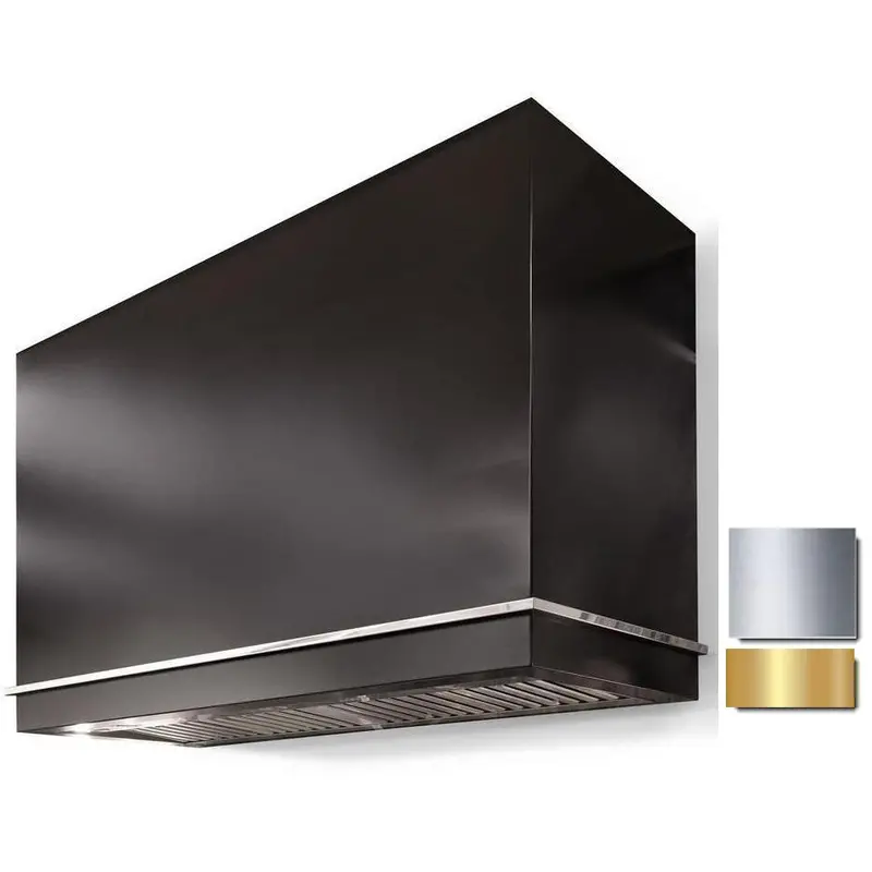 La Cornue Ch4454Lgesspb 44" Loge Series Wall-Mount Range Hood With Polished Brass Accents 1