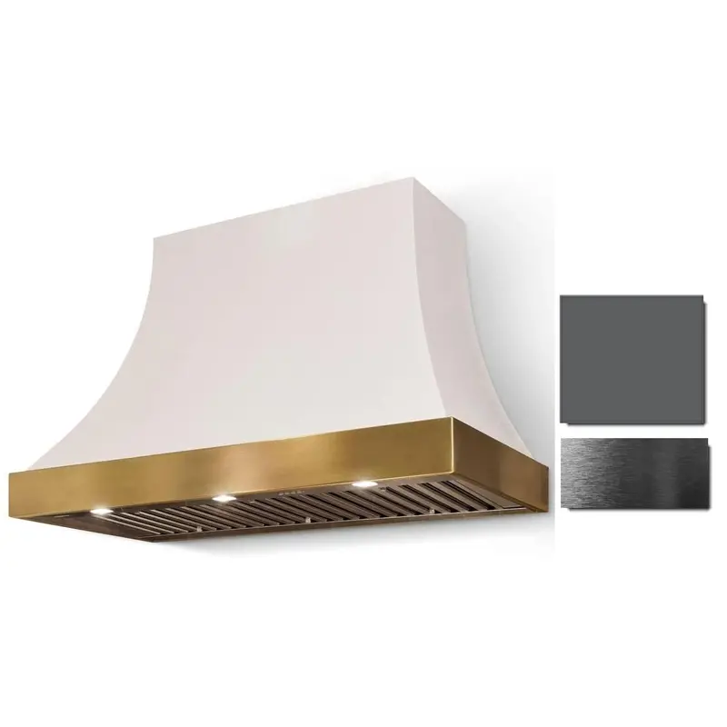 La Cornue Cornufé Cascade 36-Inch Wall-Mount Range Hood In Graphite – Ch3630Cacgrhpc 1
