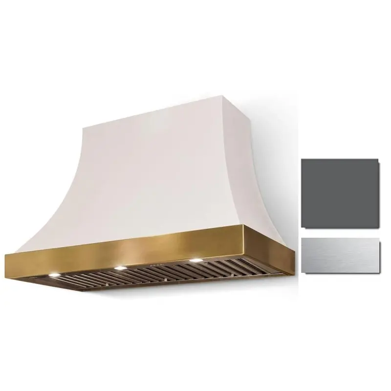La Cornue Cornufé Cascade 36-Inch Wall-Mount Range Hood In Graphite – Ch3630Cacgrhsc 1