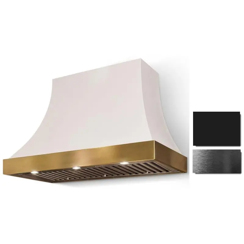 La Cornue Cornufé Cascade 36-Inch Wall-Mount Range Hood In Midnight Blue – Ch3630Cacmblpc 1