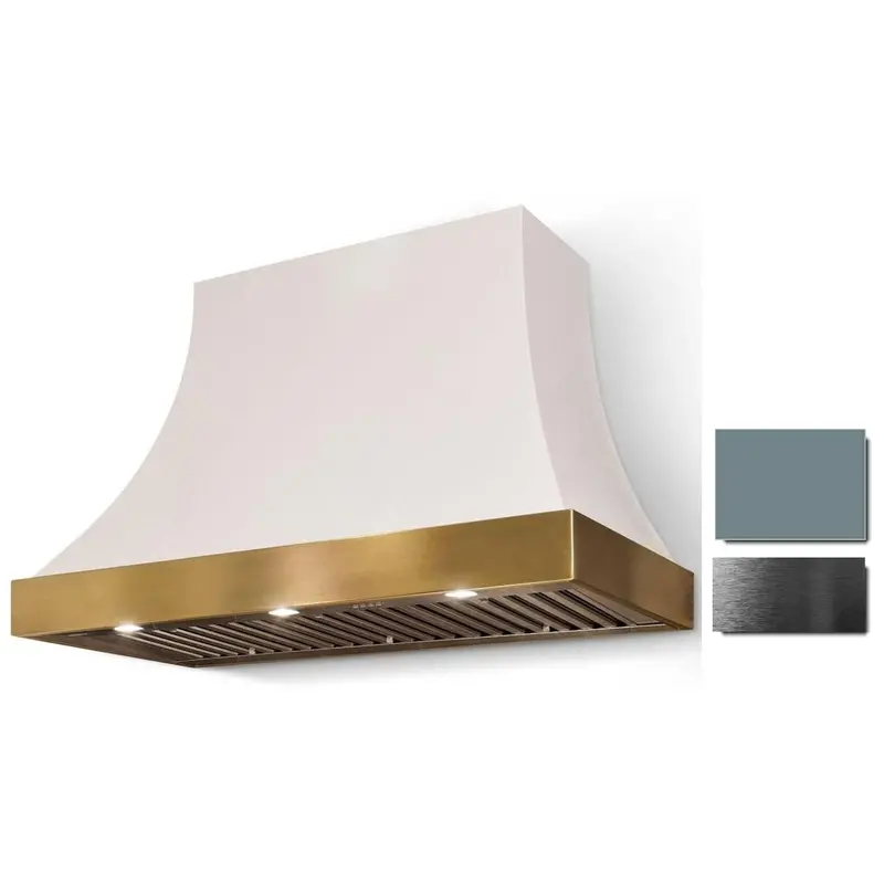 La Cornue Cornufé Cascade 36-Inch Wall-Mount Range Hood In Navy – Ch3630Cacocnpc 1