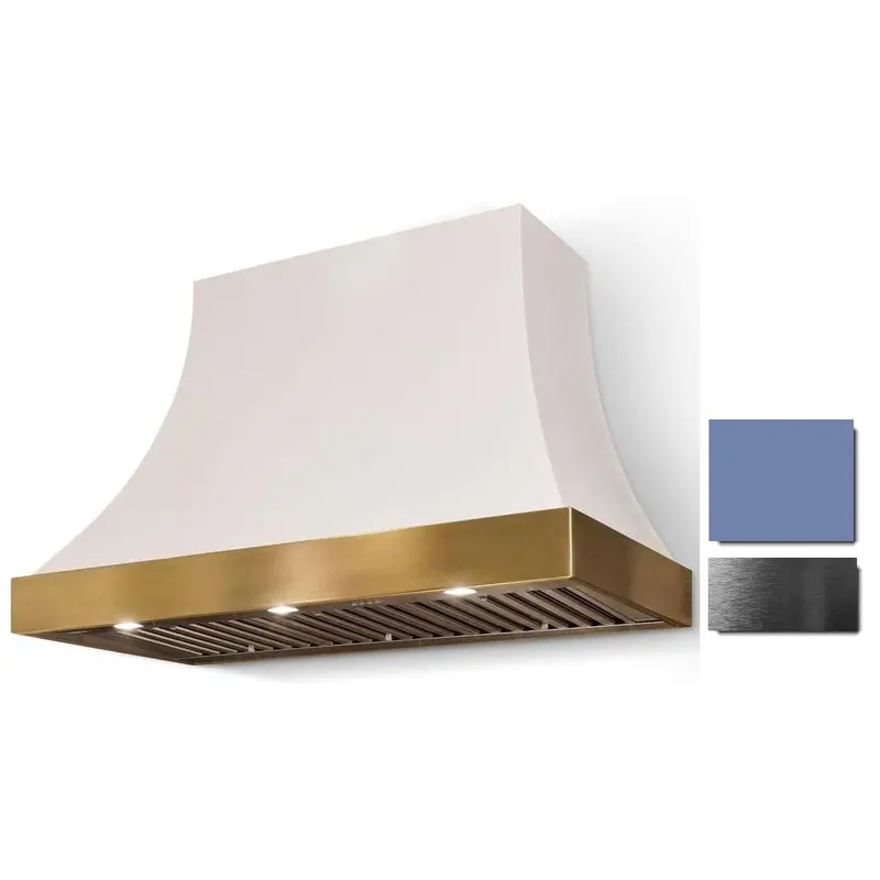 La Cornue Cornufé Cascade 36-Inch Wall-Mount Range Hood In Royal Blue – Ch3630Cacprbpc 1