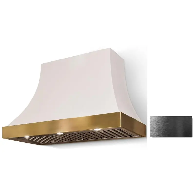 La Cornue Cornufé Cascade 36-Inch Wall-Mount Range Hood In White – Ch3630Cacpwhpc 1
