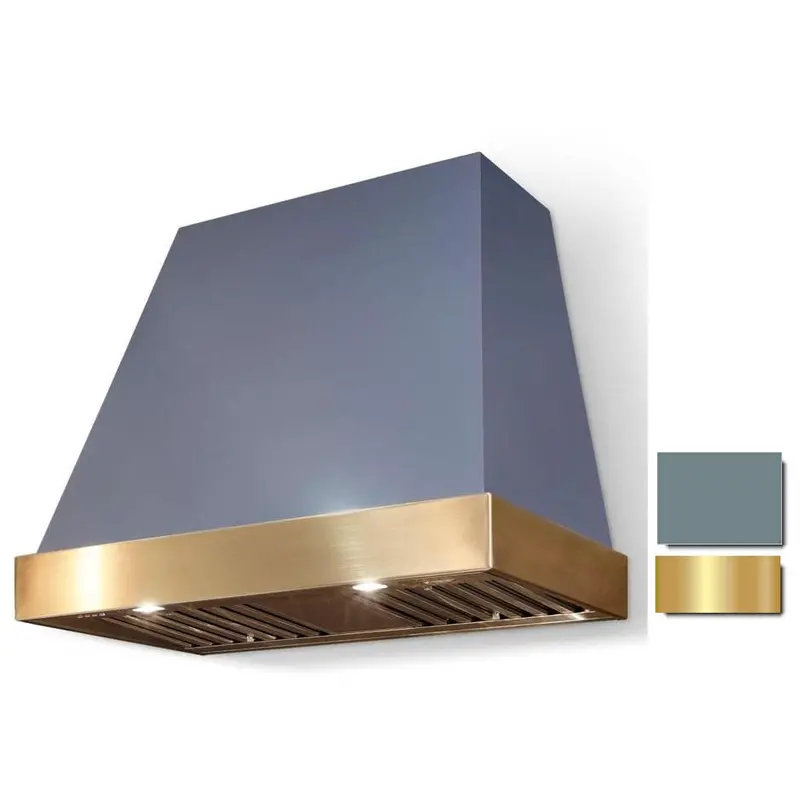 La Cornue Euclid 36-Inch Wall-Mount Range Hood – Polished Bronze Trim (Ch3630Eucocnpb) 1