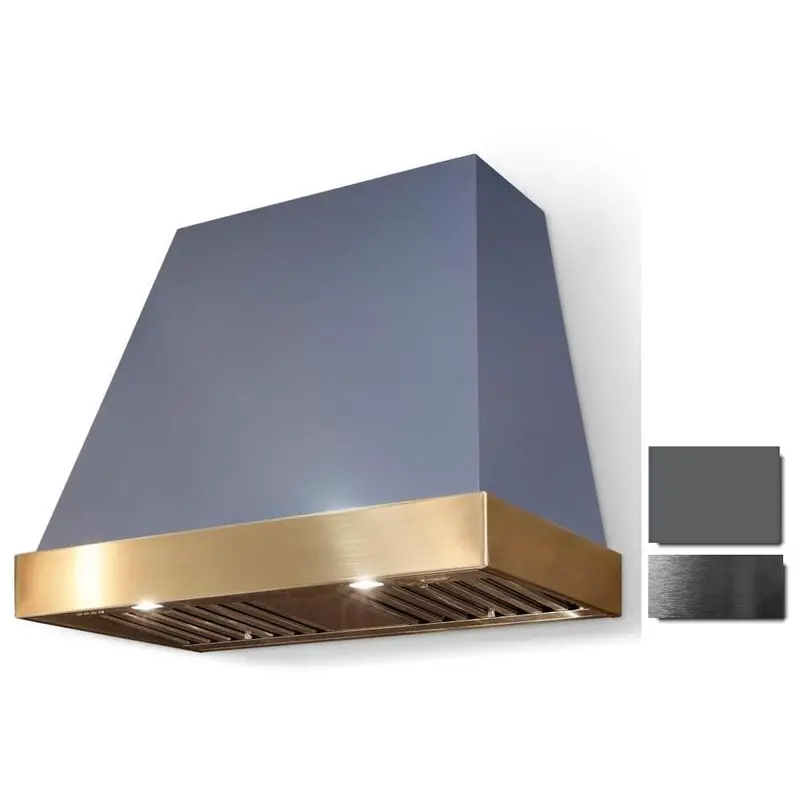 La Cornue Euclid 36-Inch Wall-Mount Range Hood – Polished Nickel Frame (Ch3630Eucgrhpc) 1
