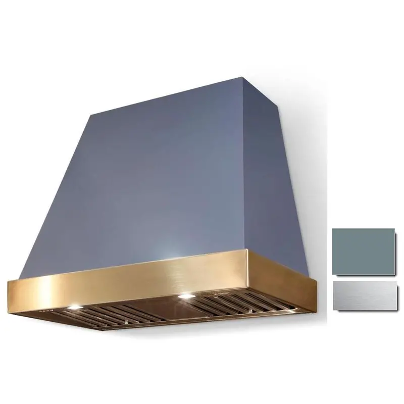 La Cornue Euclid 36-Inch Wall-Mount Range Hood – Satin Copper Accents (Ch3630Eucocnsc) 1