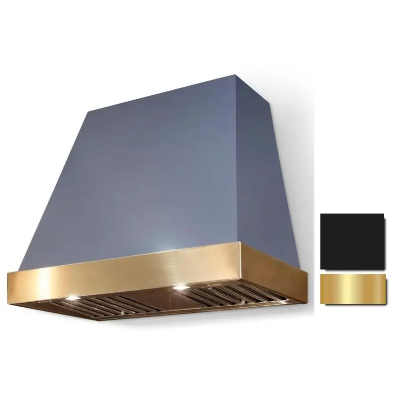 La Cornue Euclid 44" Wall-Mount Range Hood – Matte Black Lacquer Base Model (Ch4430Eucmblpb) 1