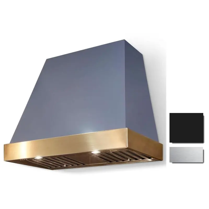 La Cornue Euclid 44" Wall-Mount Range Hood – Matte Black Lacquer (Ch4430Eucmblsc) 1