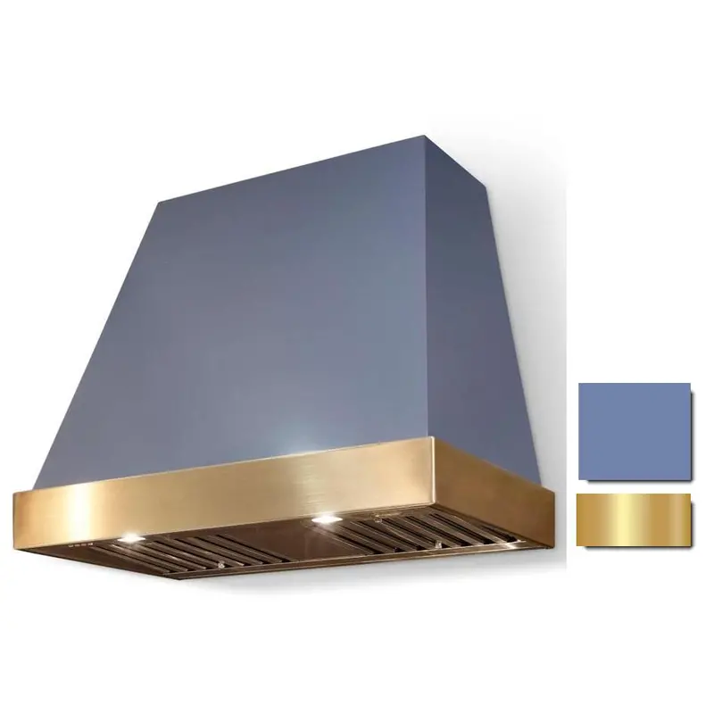 La Cornue Euclid 44" Wall-Mount Range Hood – Polished Rose Gold Base Model (Ch4430Eucprbpb) 1