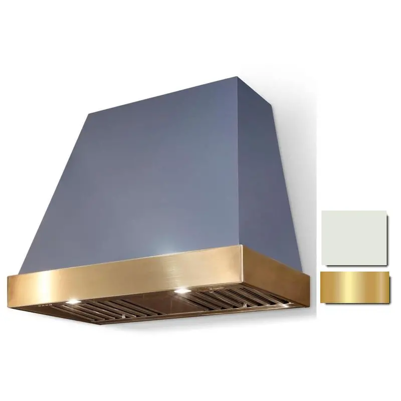 La Cornue Euclid 44" Wall-Mount Range Hood – White Painted Finish (Ch4430Eucpwhpb) 1
