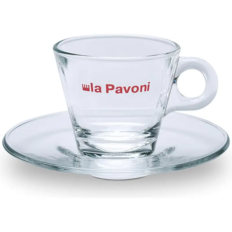 La Pavoni 6-Piece Glossy Coffee Cup Set – Premium Ceramic (Lpacupgl01) 1