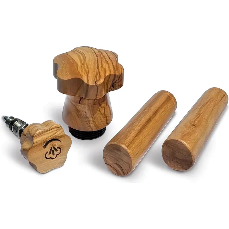 La Pavoni Espresso Handle Kit – Olive Wood Finish (Lpahanlod01) 1