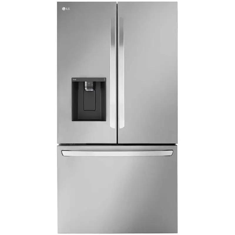 Lg 36" Counter-Depth French-Door Refrigerator – 26 Cu. Ft., Dual Ice Makers, Smart Cooling (Lrfxc2606S) 1